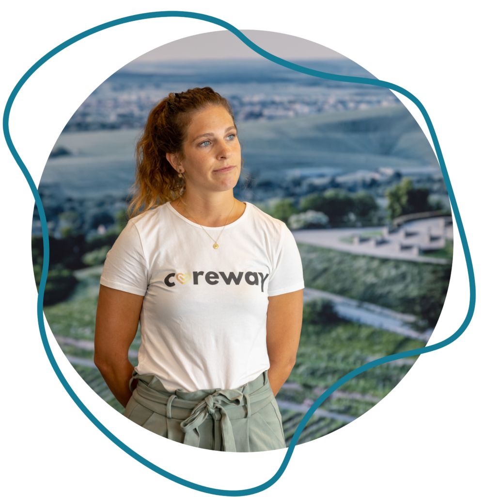 Ein Bild von Hanna, der Mitgründerin von coreway.